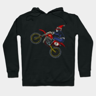 Motocross Christmas Hoodie